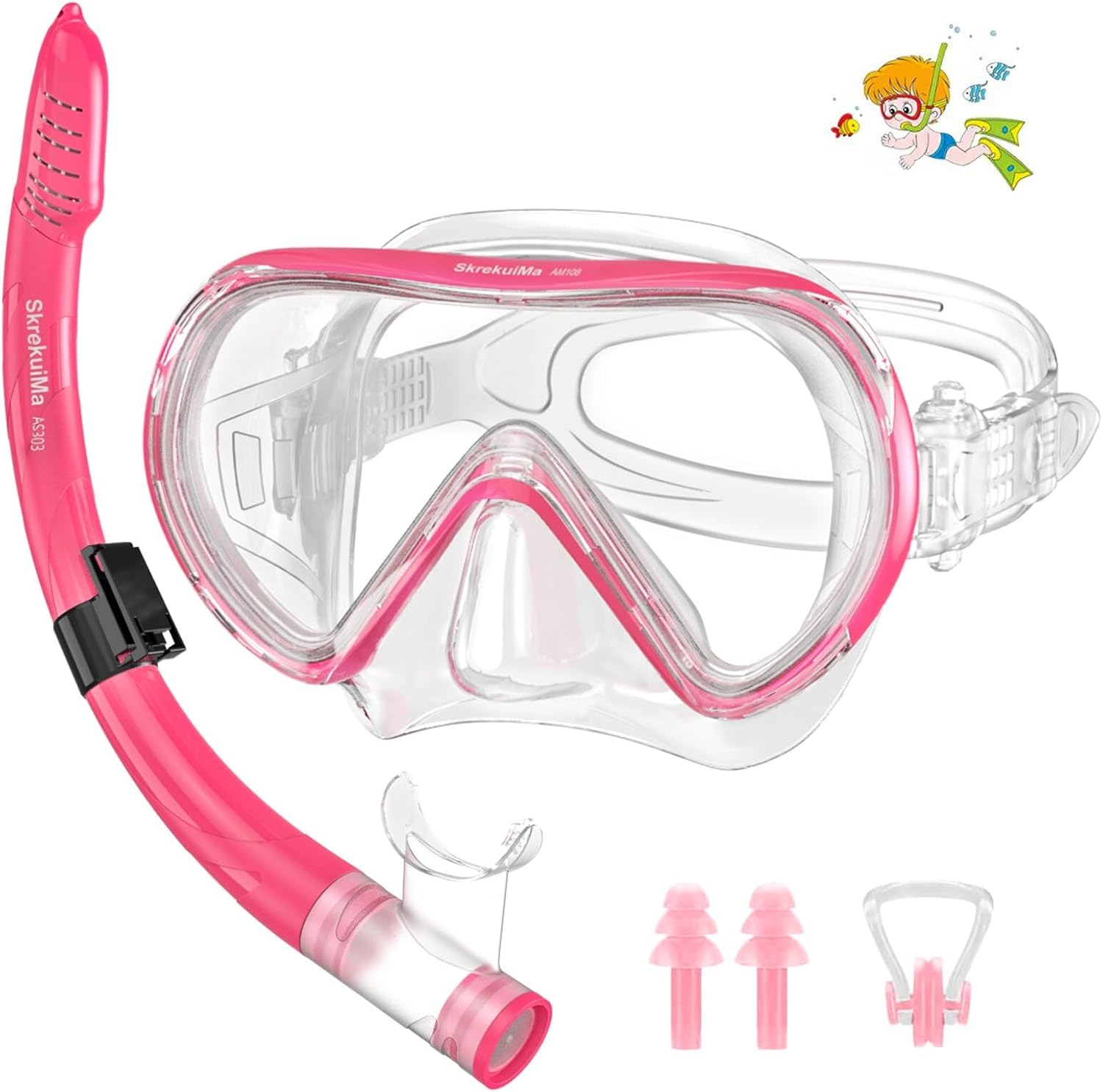 Gafas de Buceo para niños antifugaa