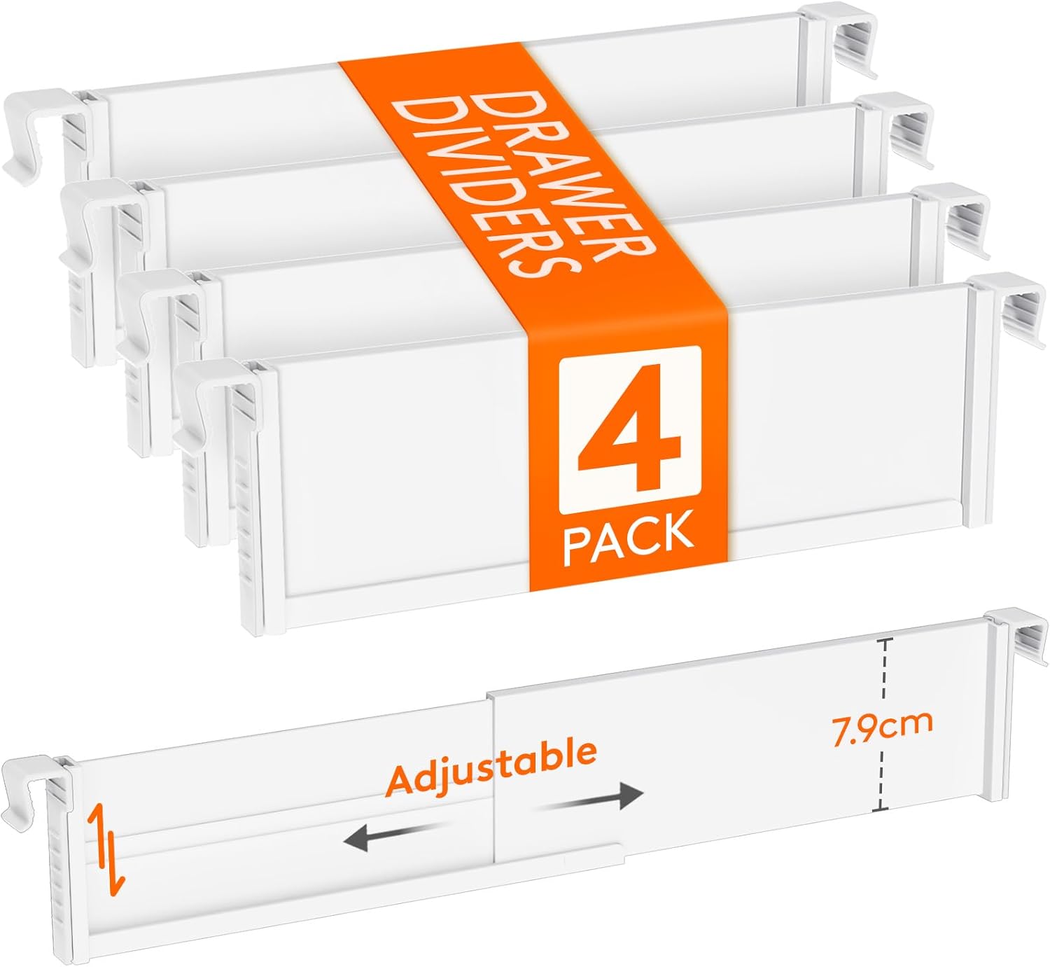 Organizador de cajones ajustable