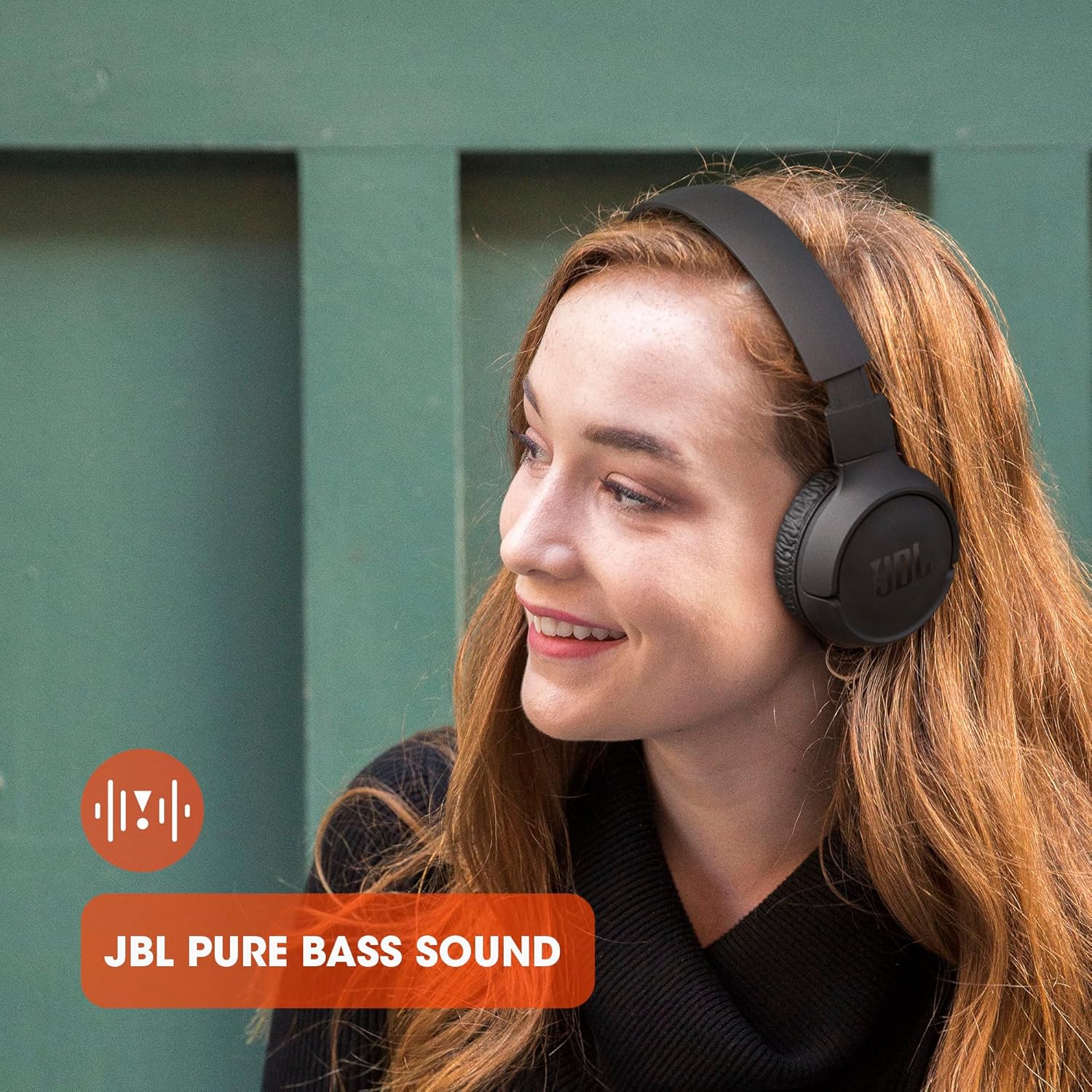 JBL Tune 510 BT Auriculares inalámbricos on-ear con tecnología Bluetooth, ligeros, cómodos y plegables, hasta 40h de batería, Siri y Asistente de Google, con conexión multipunto, negro - Imagen 4