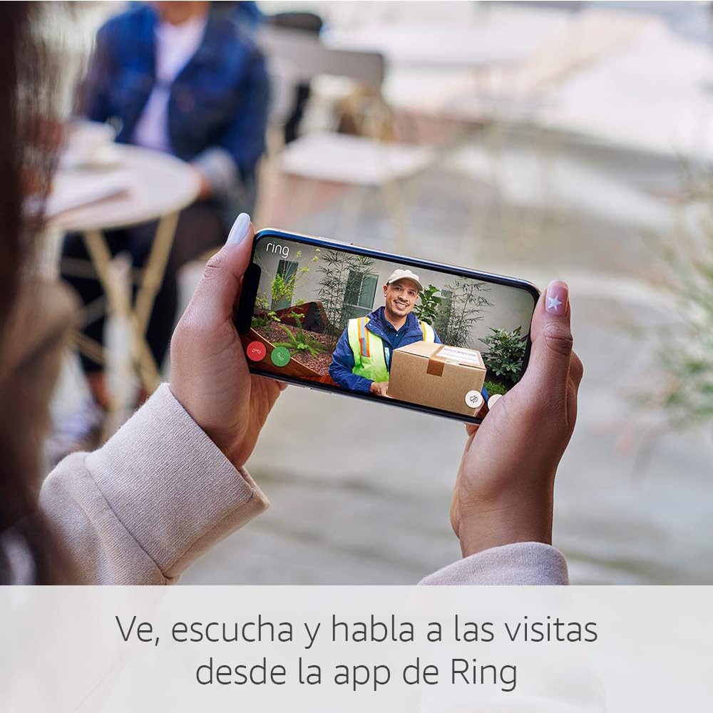 Ring mirilla digital (Door View Cam) para puertas de 34-55 mm de grosor | Videotimbre inalámbrico con camara de vigilancia, vídeo HD 1080p, wifi | 30 días gratis de Ring Home - Imagen 4