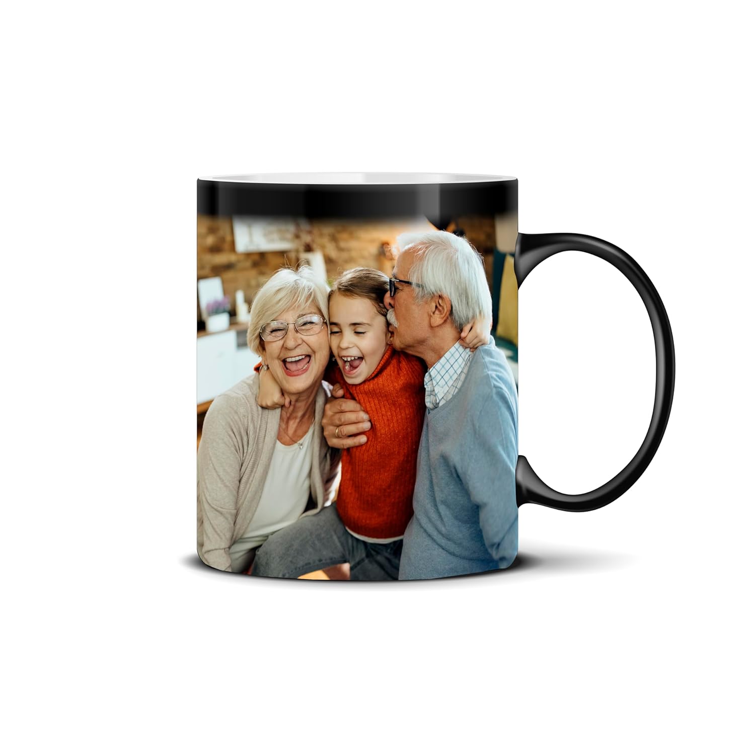 Taza Mágica Personalizada | Compra Solidaria |Hasta tres fotos | Taza Mágica Personalizada con Foto y Texto| Hasta tres fotos | Regalos Originales Personalizados - Imagen 3