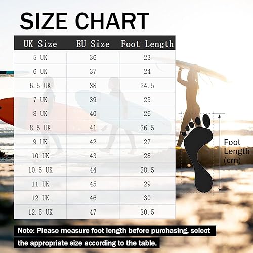 Mateju Zapatos de Agua Hombre Mujer Escarpines Zapatillas de Deportes Acuáticos Unisex - Imagen 4