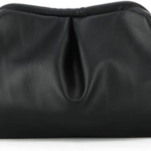 Syrads Bolsos de mano de cuero PU suave para mujer Bolso de noche formal Bolso de mano elegante