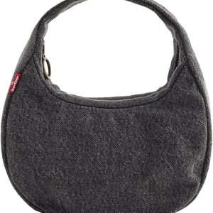 Levi's Baby Brooklyn - Bolsas de mano (talla única), color negro, Black Mid Wash 5, Talla única