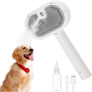 Cepillo función pulverización para mascotas
