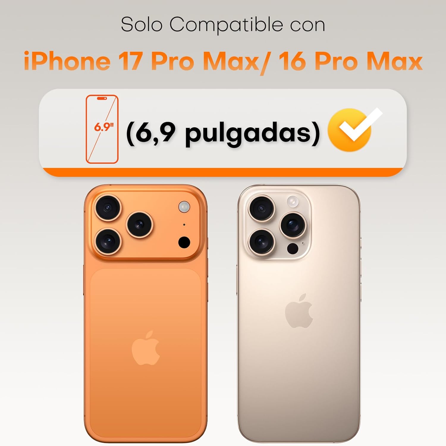 TOCOL Protector Pantalla para iPhone 17 Pro Max/iPhone 16 Pro Max, Alineación Automática para Una Instalación Rápida, Cristal Templado de Dureza 9H Inastillable, HD Transparente, 2 Piezas - Imagen 2