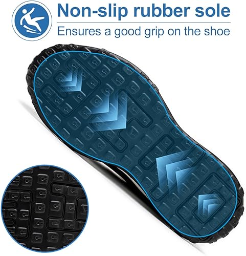 Zapatos de Seguridad para Hombre Zapatillas de Trabajo Negro 36-49 EU - Imagen 3